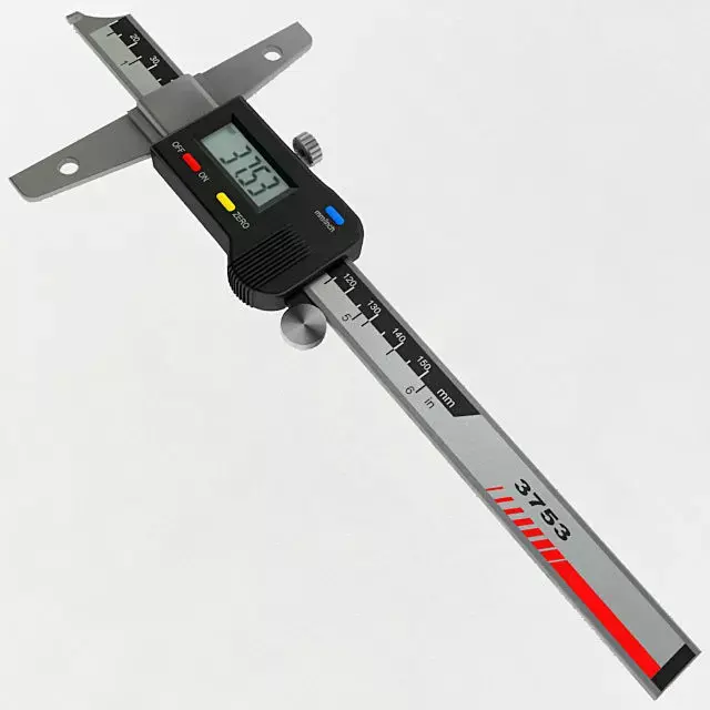 Digital Depth Gauge 3D model