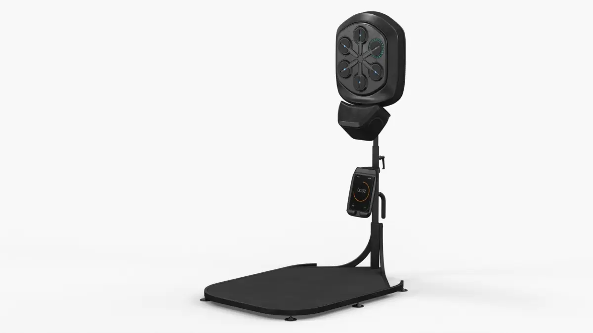 Freestanding Boxing Reflex Trainer Black 3D model