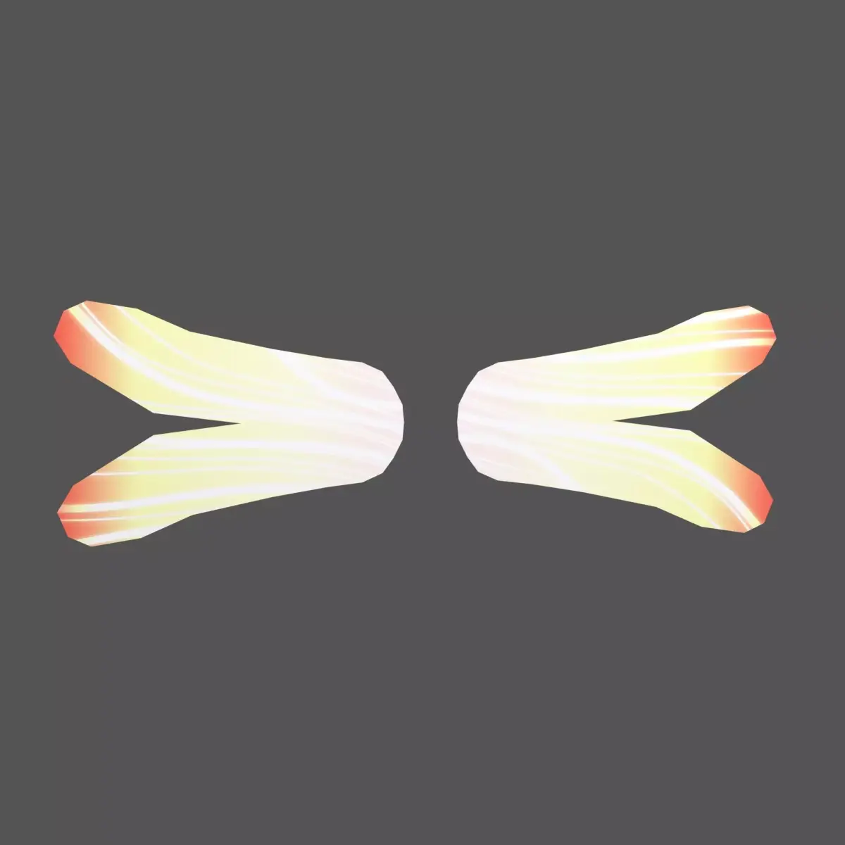 Low Poly Wings v2 001 Free low-poly 3D model