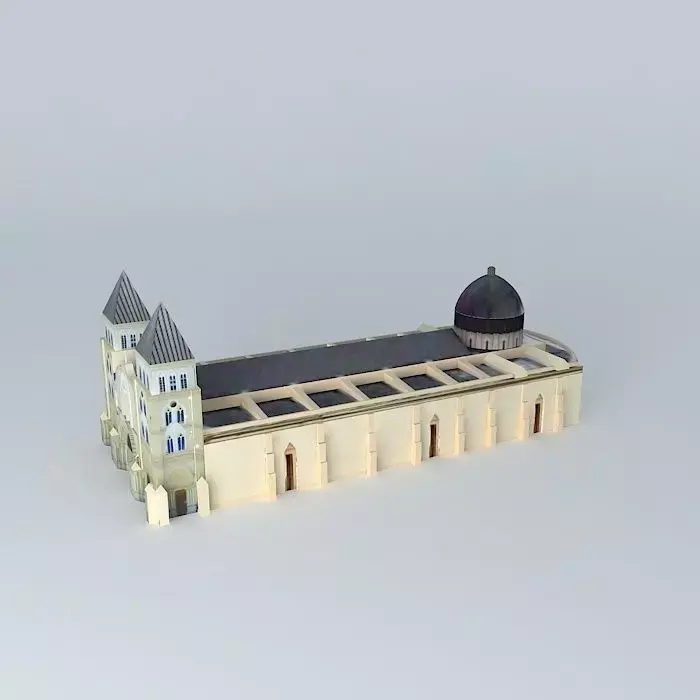 Cathedral Santiago Apostol  Santiago  Rep. Dominican Free 3D model