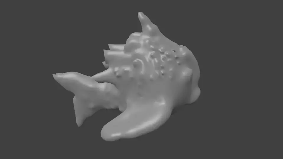 Fishy fish Low-poly 3D model