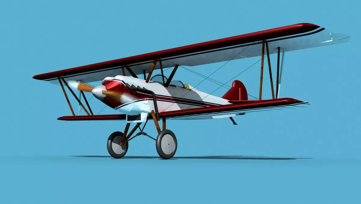 Travelair 2000 V07 3D model