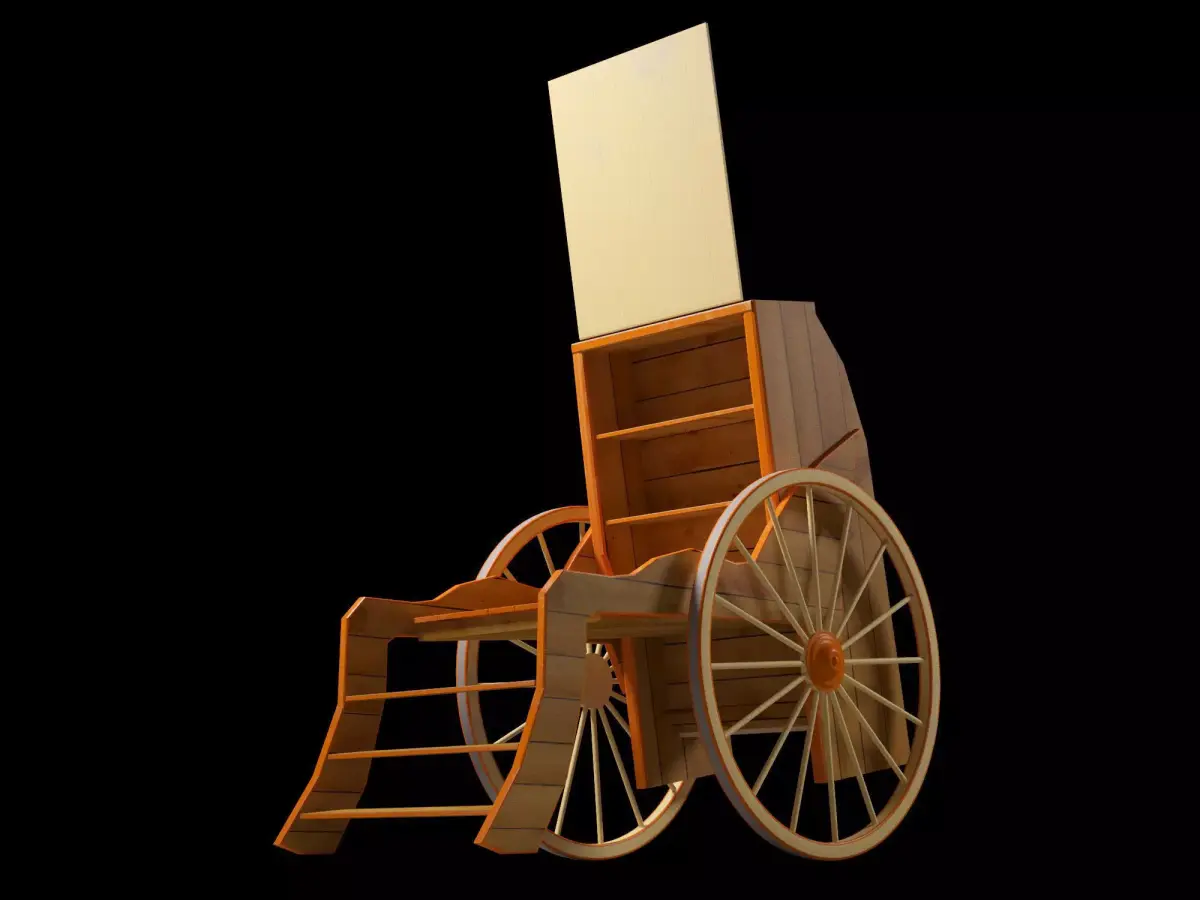 Snake Oil Cart Free 3D model