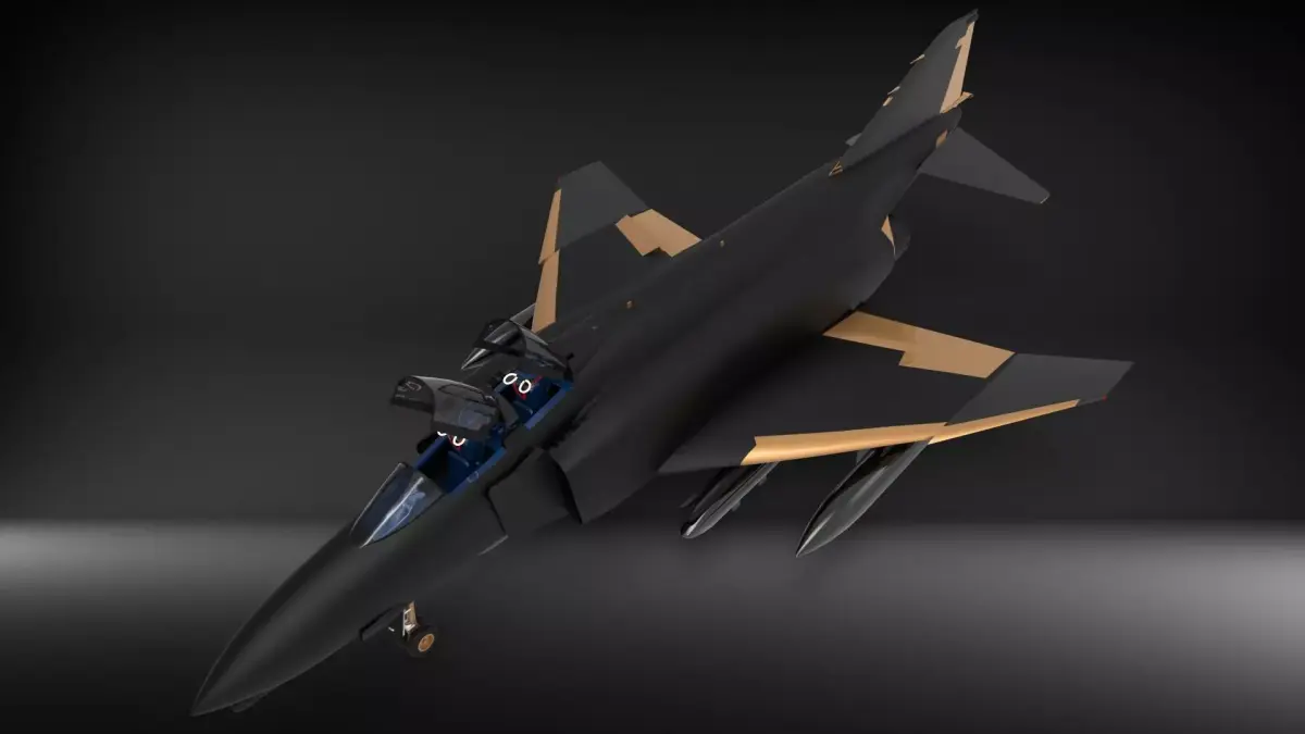F-4 Phantom 3D model by octagram14