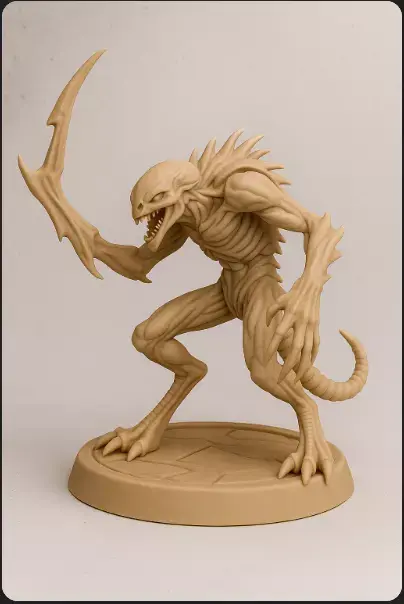 NEEDLE STRIKER Hyper-Agile Alien Assassin STL Pack 3D print model purchase