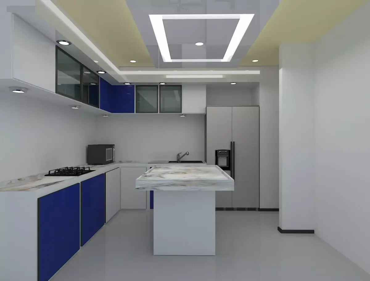 Kitchens modern kitchen Free 3D model