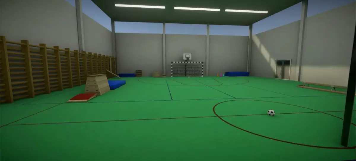 School Gym Environment Pack Low-poly 3D model