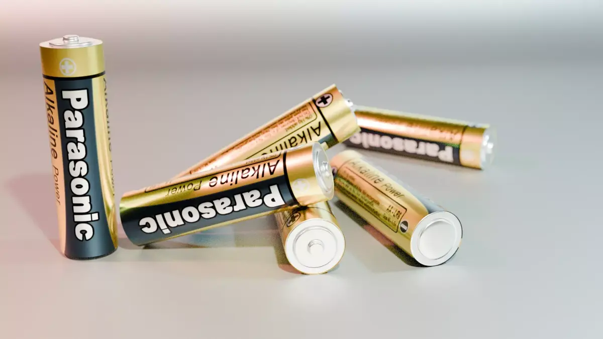 Parasonic AA Alkaline Battery Free low-poly 3D model