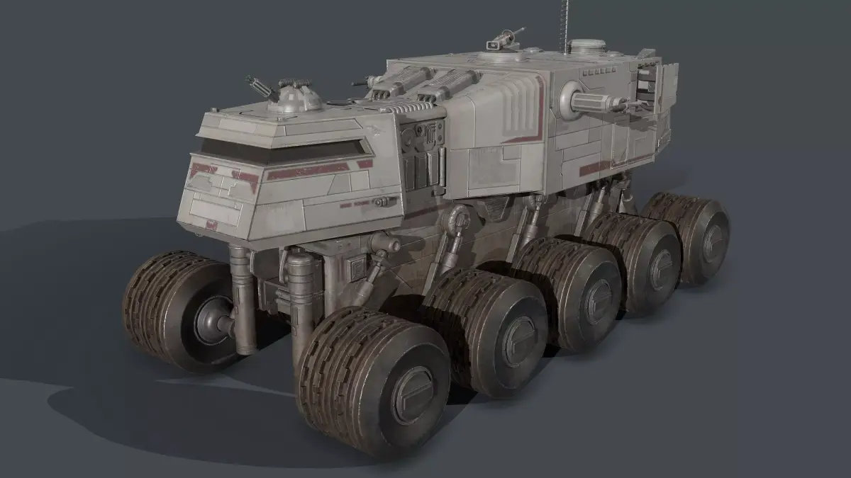 Star Wars - Juggernaut HAVw Low-poly 3D model