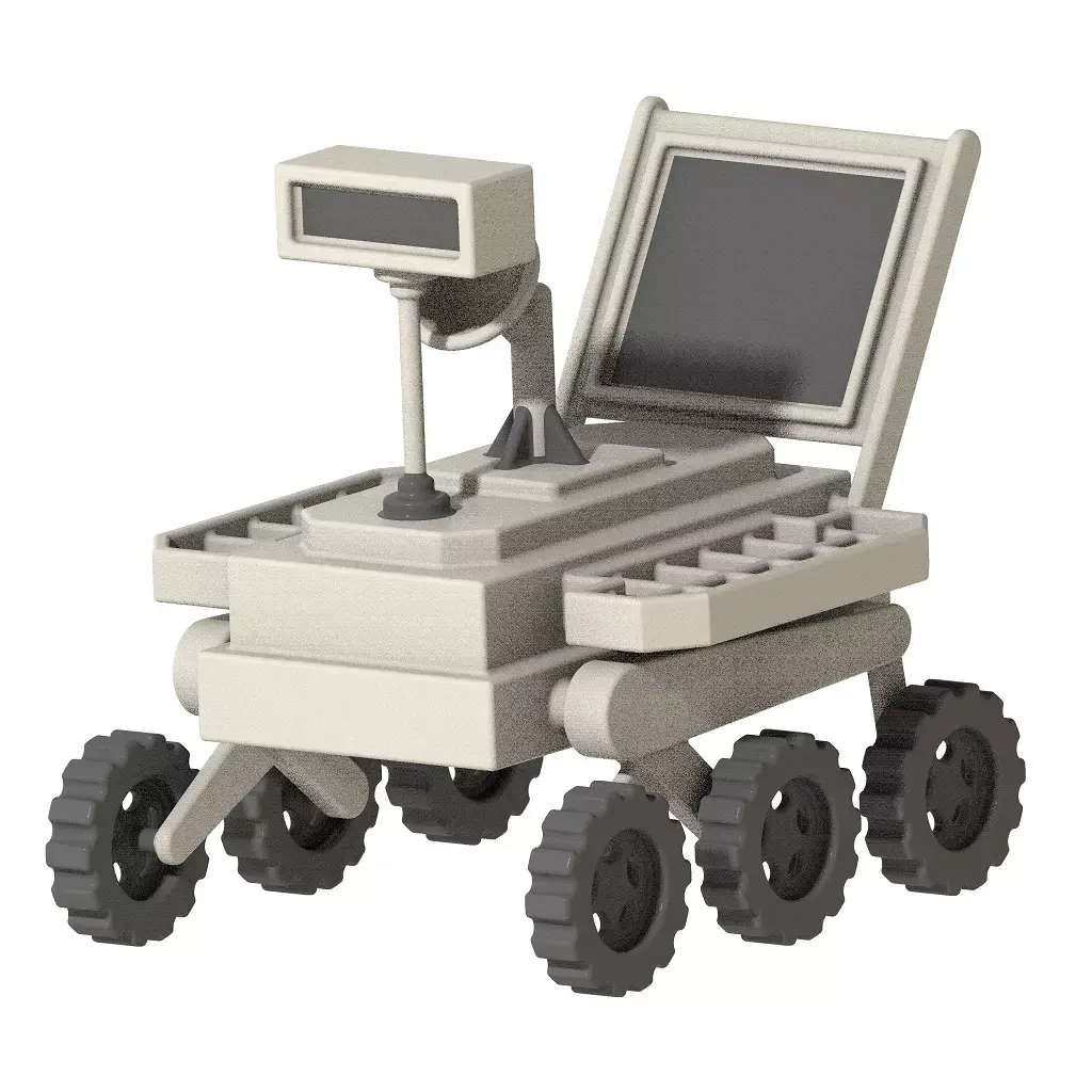 Space Rover Toy 3D print model