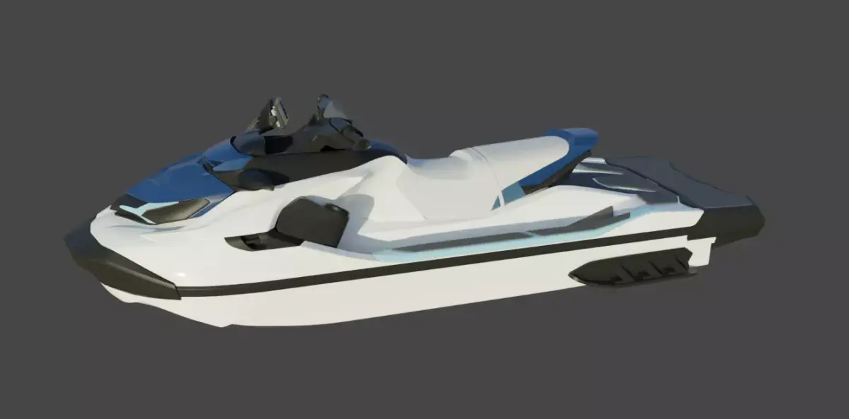 Ski-Jet 3D model