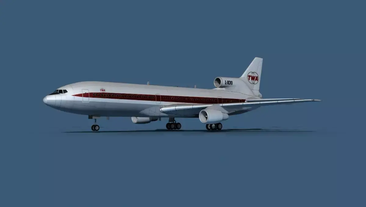 Lockheed L-1011-50 Trans World 1 3D model