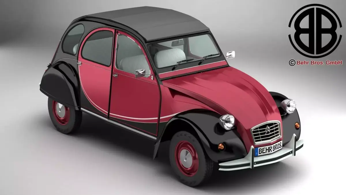 Citroen 2CV6 Charleston 3D model