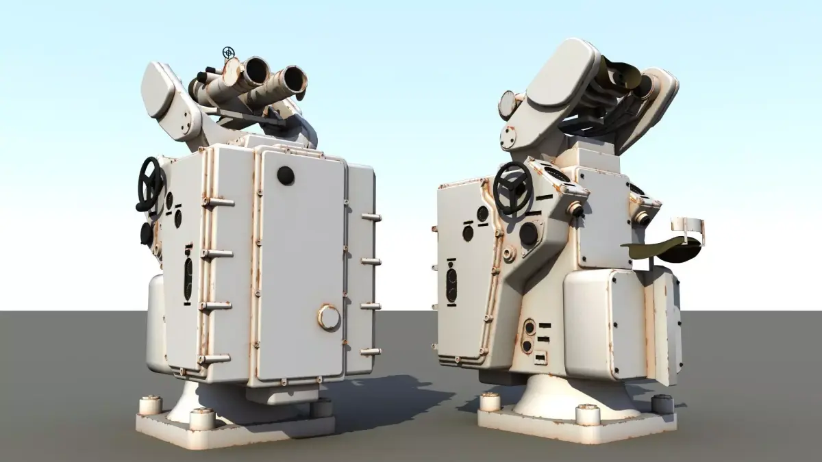 Bismarck Searchlight Director Free 3D model