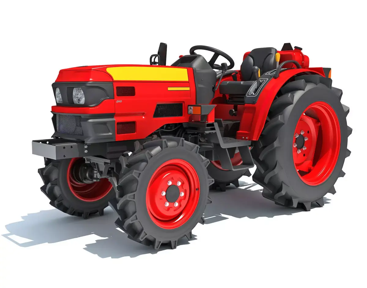 Farm Tractor 3D model shop