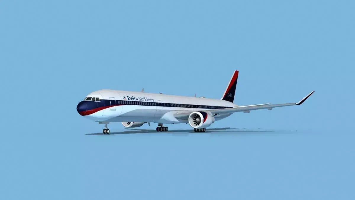 Boeing 767-400 Delta 2 3D model
