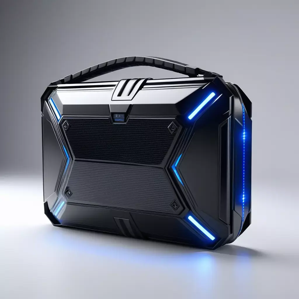 Futuristic Portable Gaming Speaker 3D model