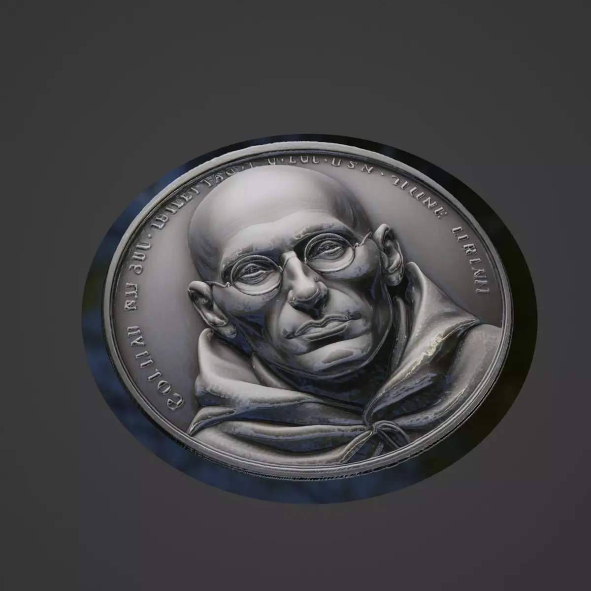 Foucault Medallion 3D print model purchase