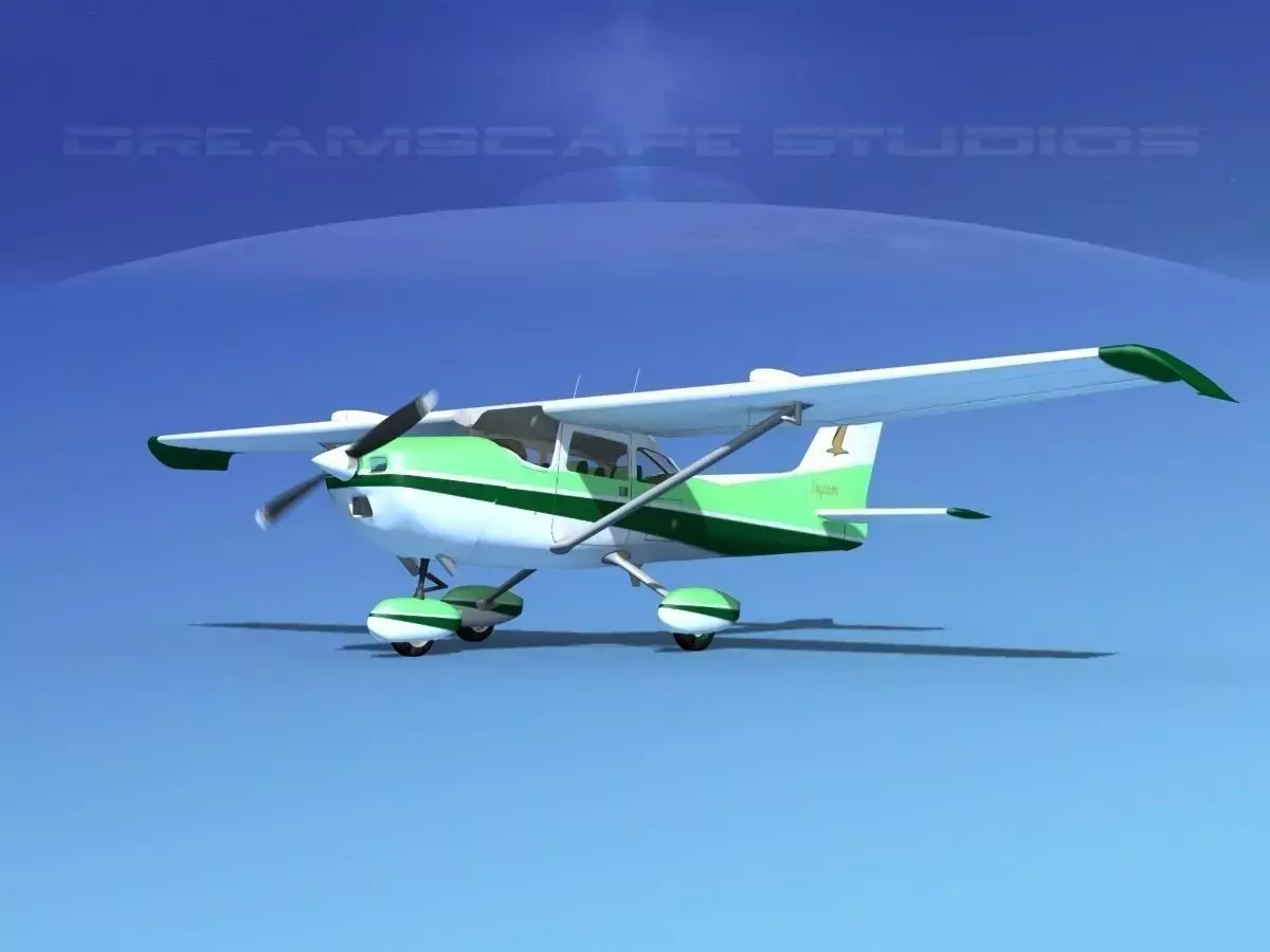 Cessna 172 Skyhawk STOL V07 3D model