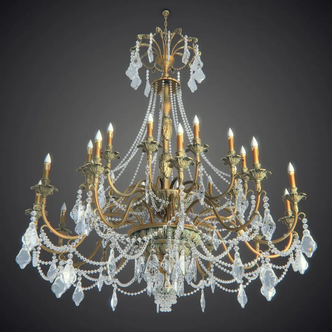 Chandelier Big 1 3D model