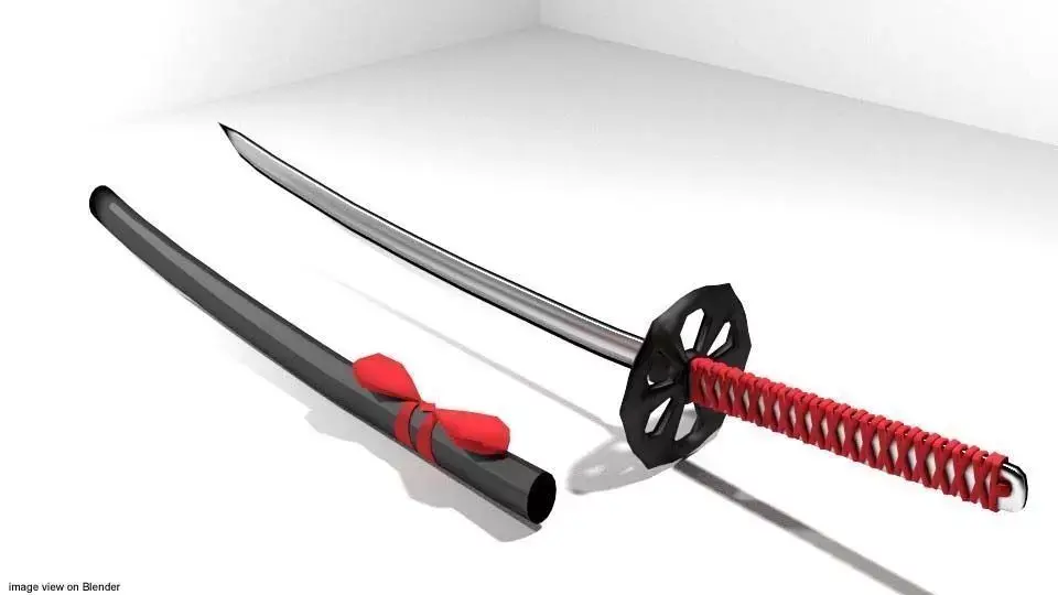 Sword - Samurai 3D model