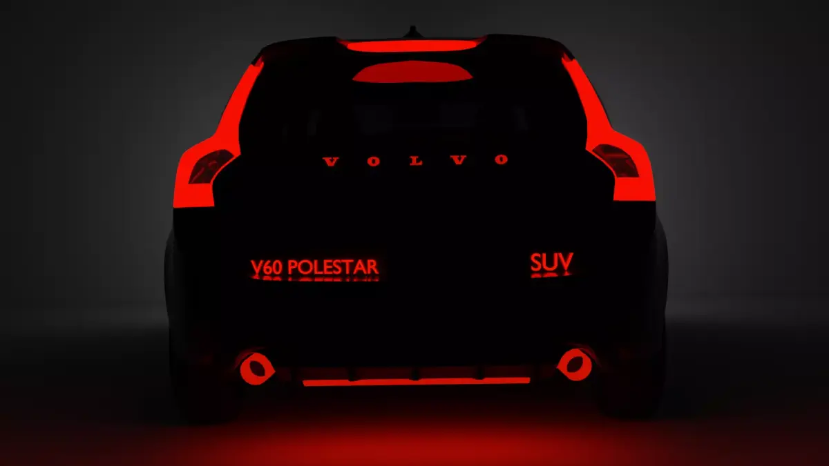 Volvo V60 Polestar car 3D model