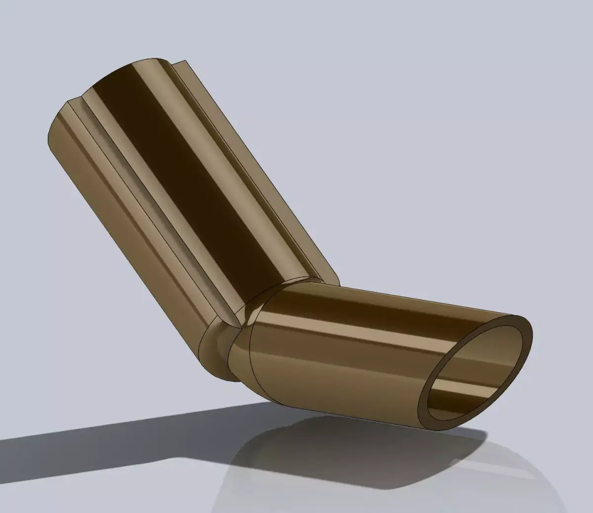 A5M4 Exhaust pipe 3D print model