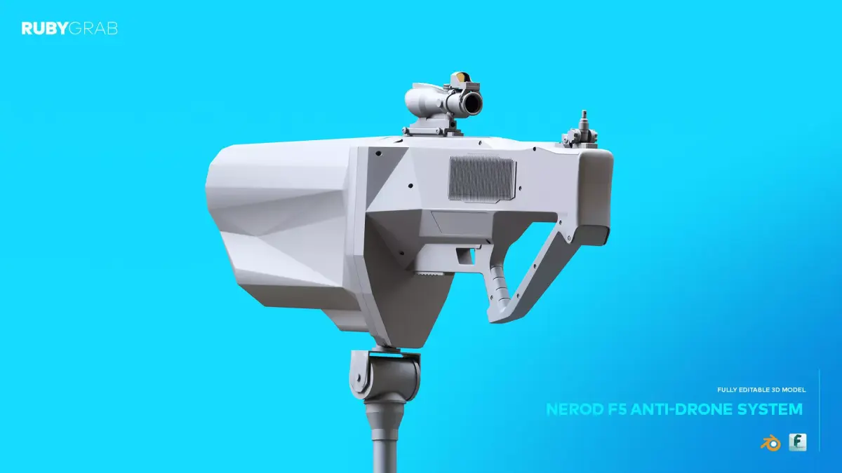 NEROD F5 Anti-Drone System 3D model