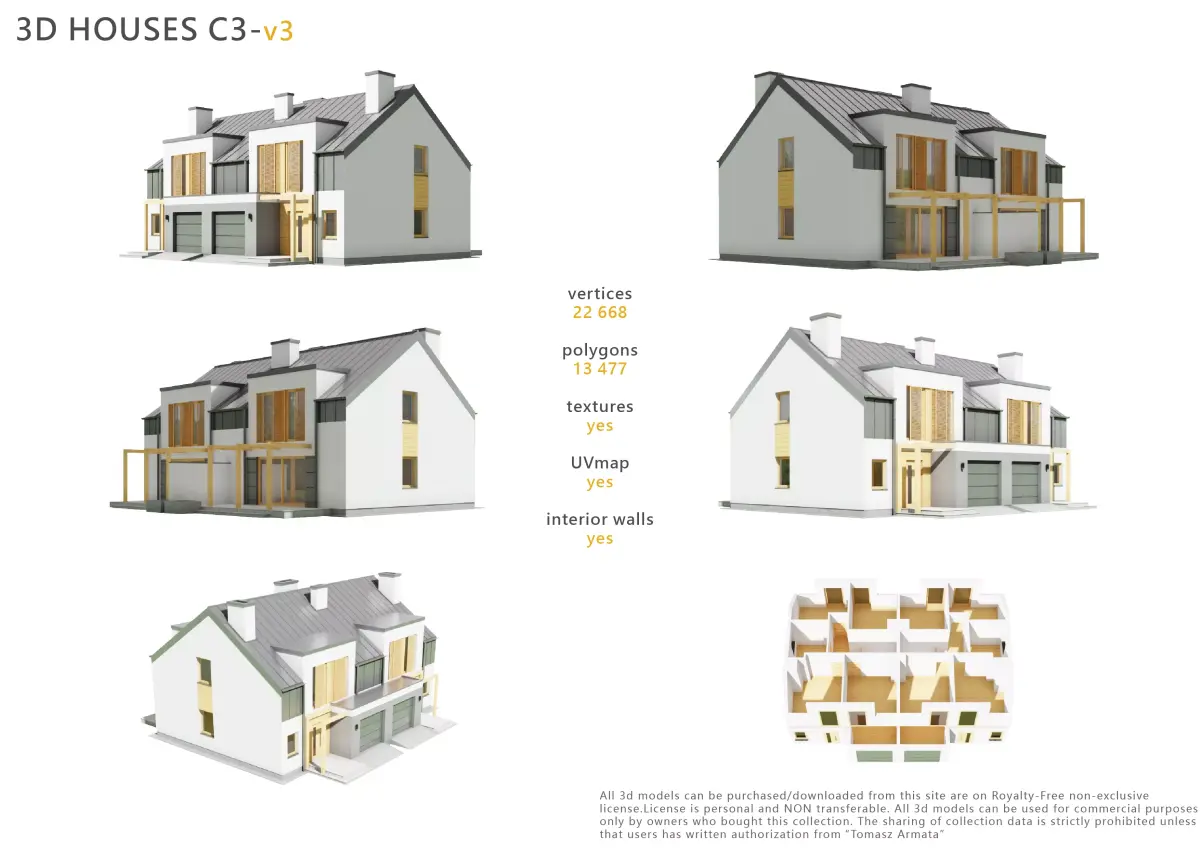 House C3V3 Free 3D model