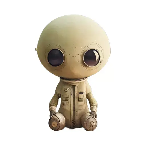 alien friend 3D model