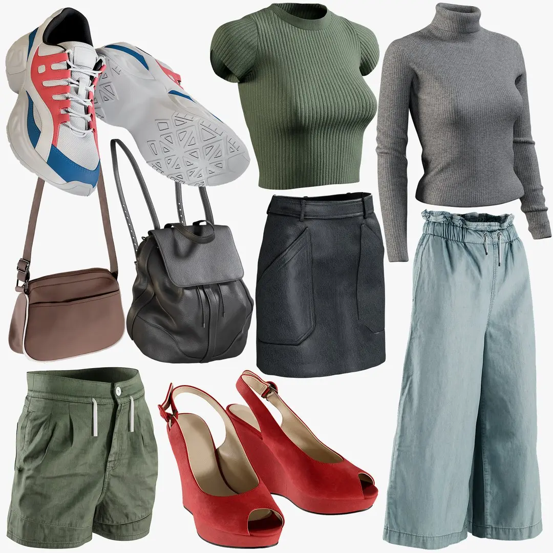 Clothing Mix 11 3D model