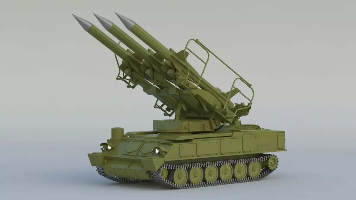 2K12 Kub SA-6 Gainful 3D model