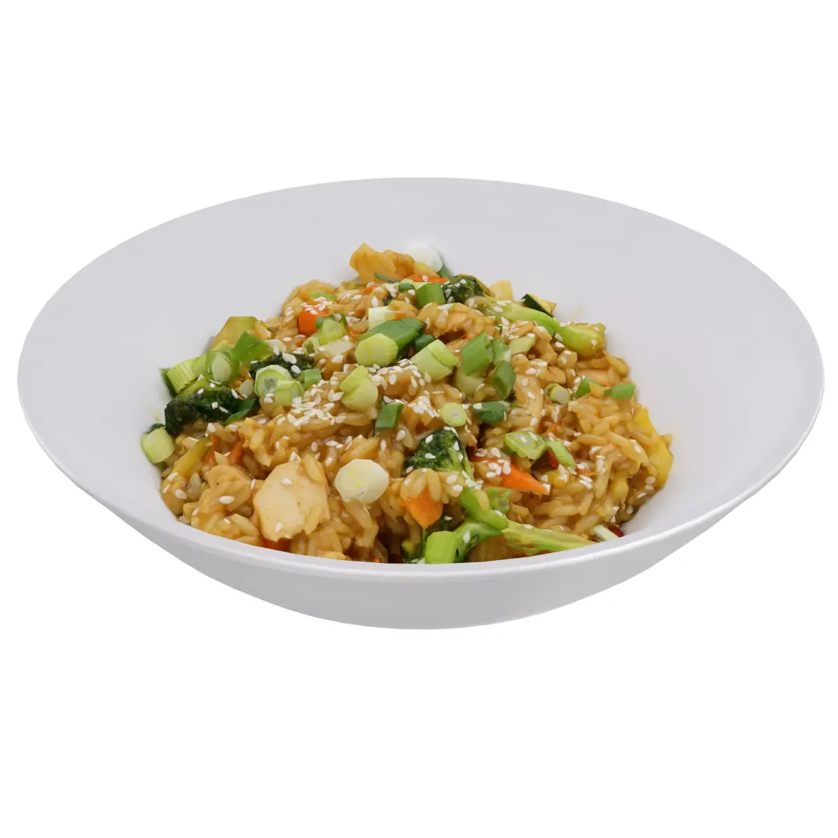 TERIYAKI CHICKEN RICE BOWL Low-poly 3D model
