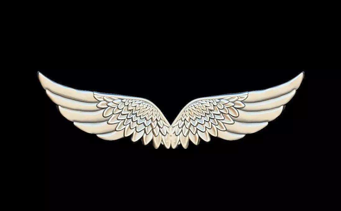 wings pendant 3D print model purchase