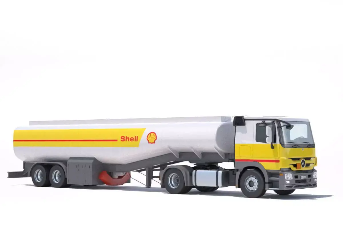 Mercedes Actros Refueler Truck 3D model
