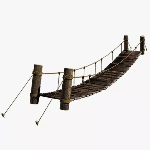 Rope Bridge 3D model