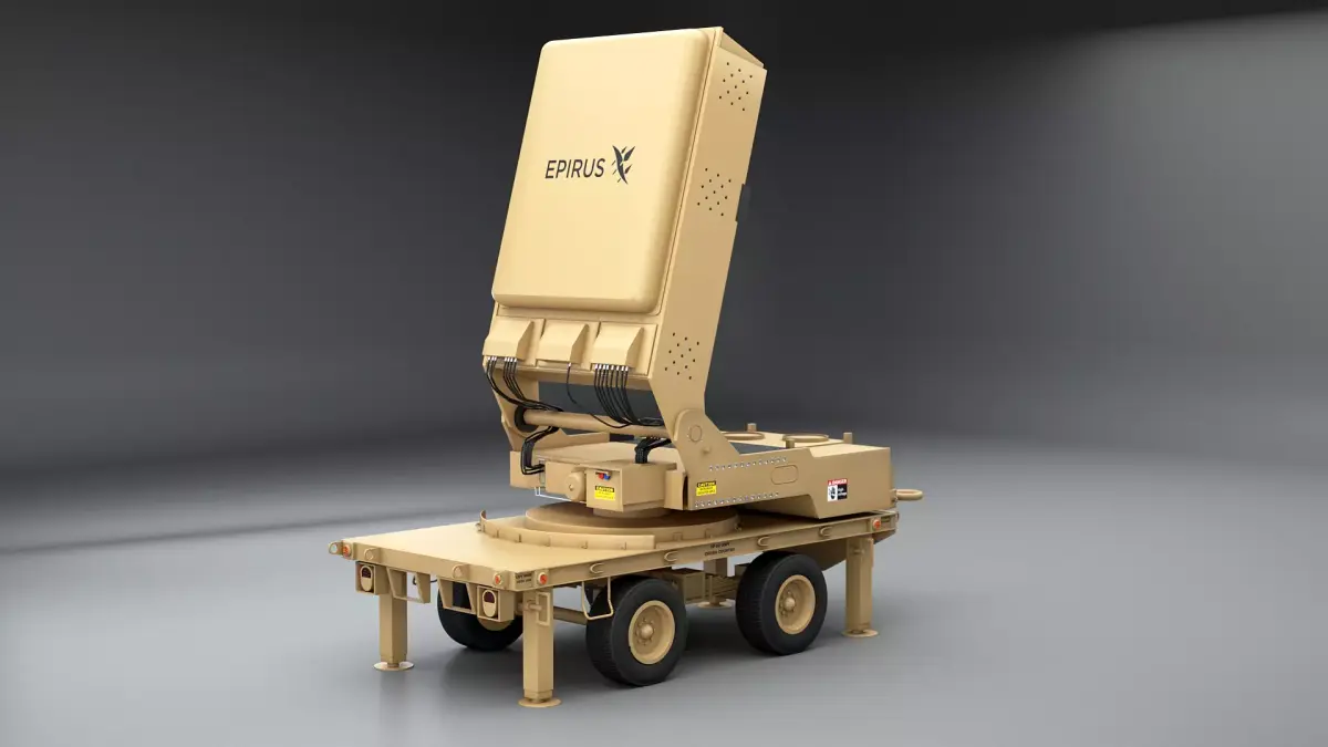 Epirus Leonidas Anti-Drone System Low-poly 3D model