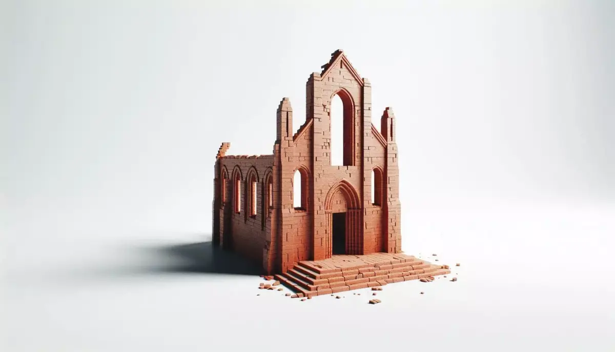 Abandoned Church 3D Printable Model 3D print model