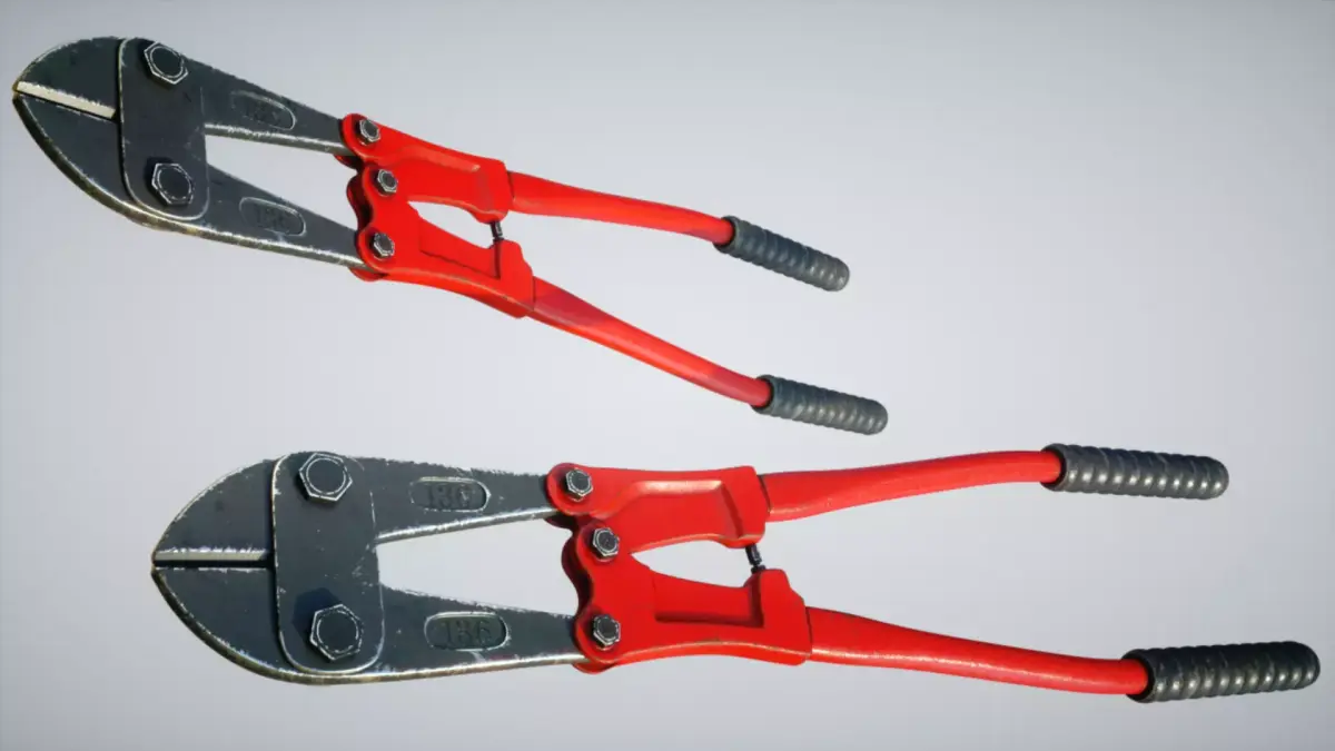 Bolt Cutter Free low-poly 3D model