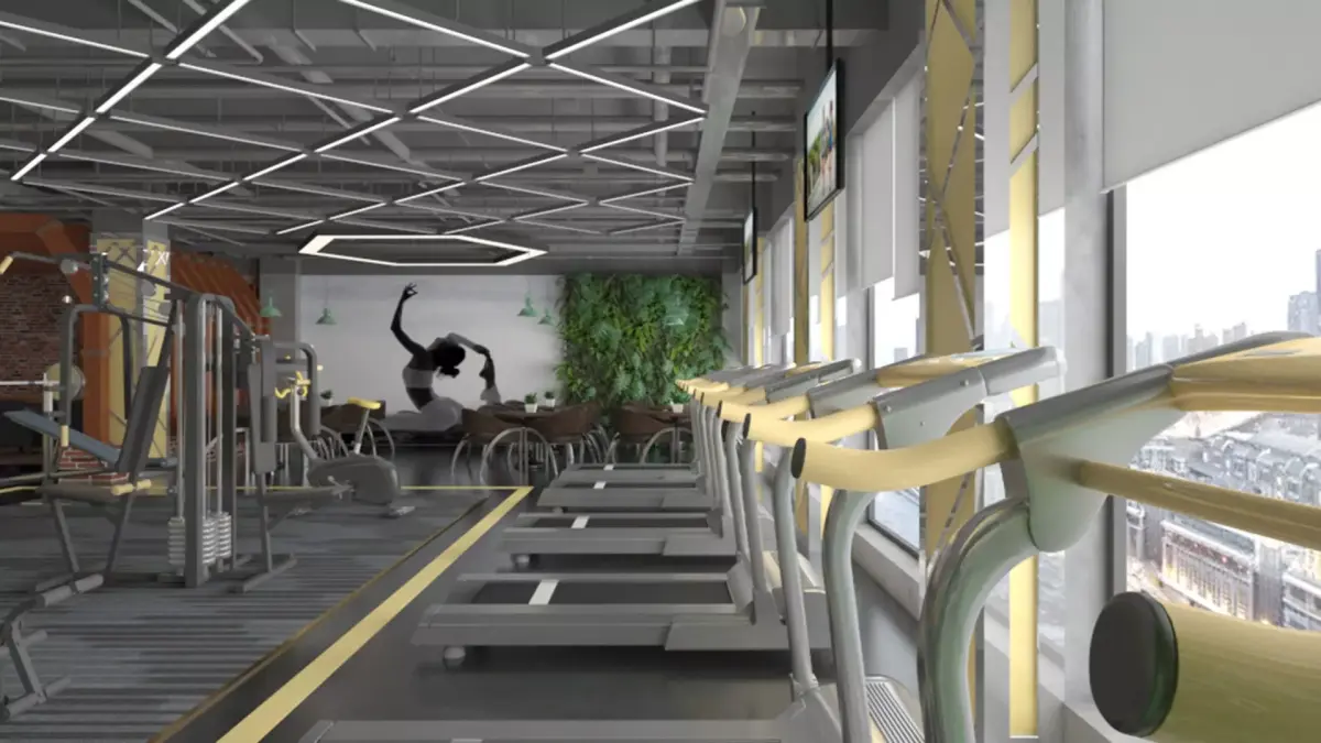 Gym Club  20 3D model