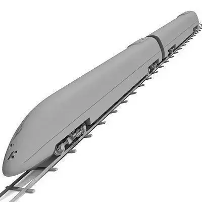 Detailed Speed Train UT 3D model
