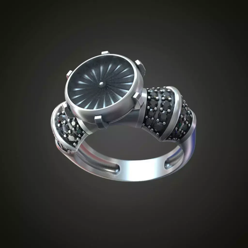 Ring engine airplane turbine Free 3D print model