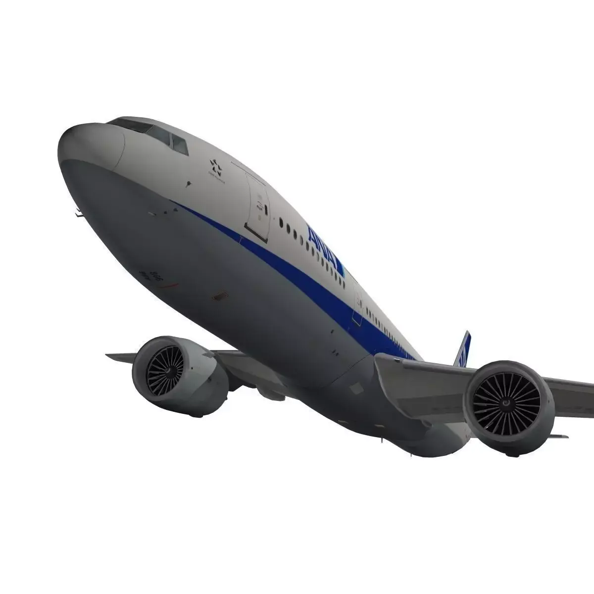 Boeing 777-200ER All Nipon Airways ANA 3D model