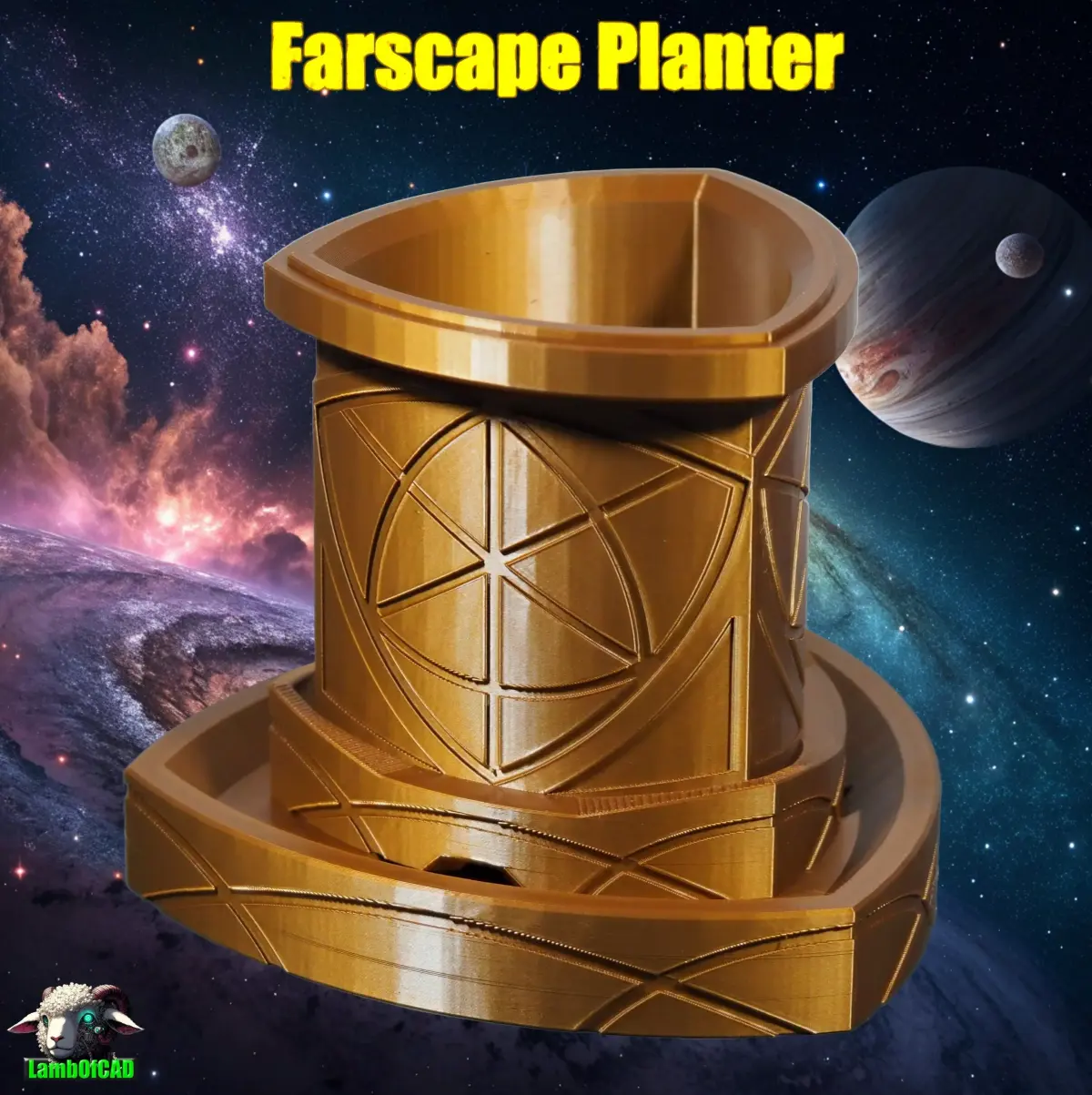 Farscape Planter 3d Print Model Free 3D print model