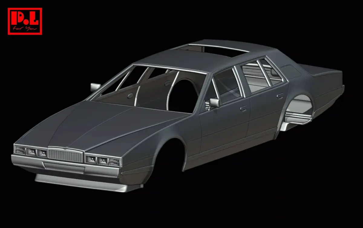 Aston Martin Lagonda Series 2 1976-1985 - Car Body Shell 3D print model