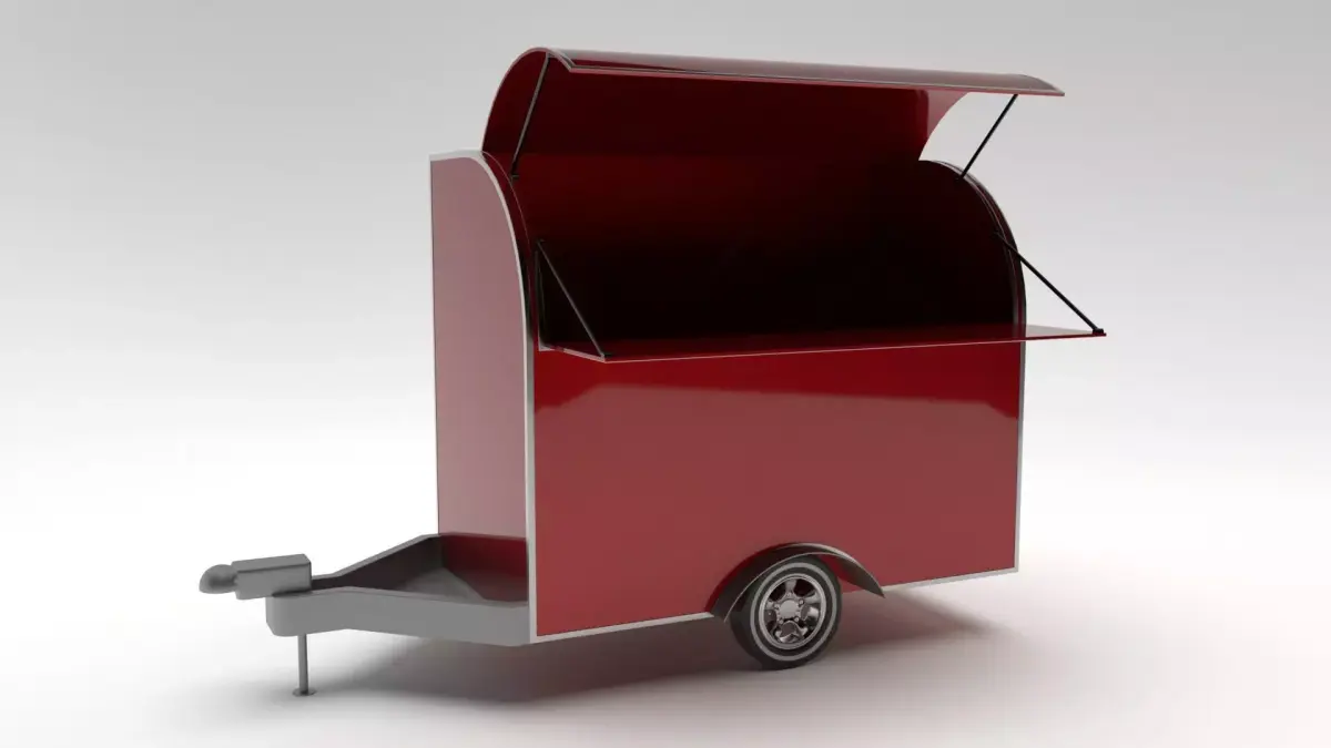 Mini Trailer Cart 3D model