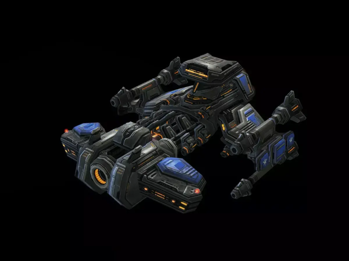 Starcraft Battlecruiser 3D print model