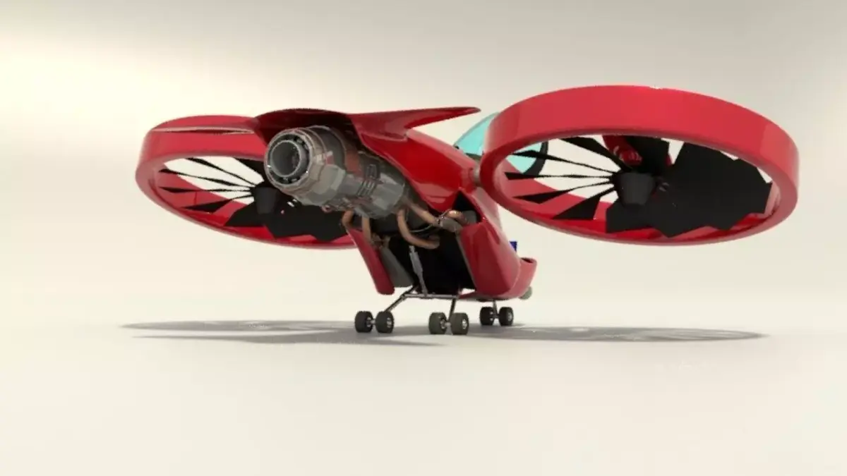 surveillance aircraft 3D model