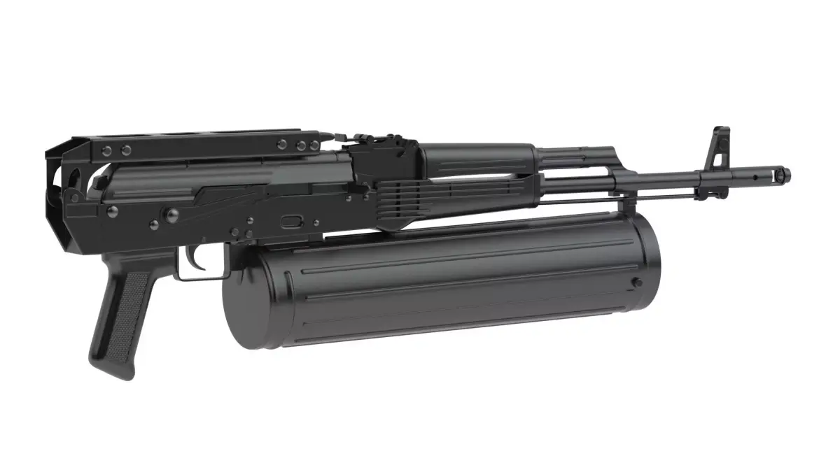 AK-74 PP-19 Mag Assault Rifle 3D model