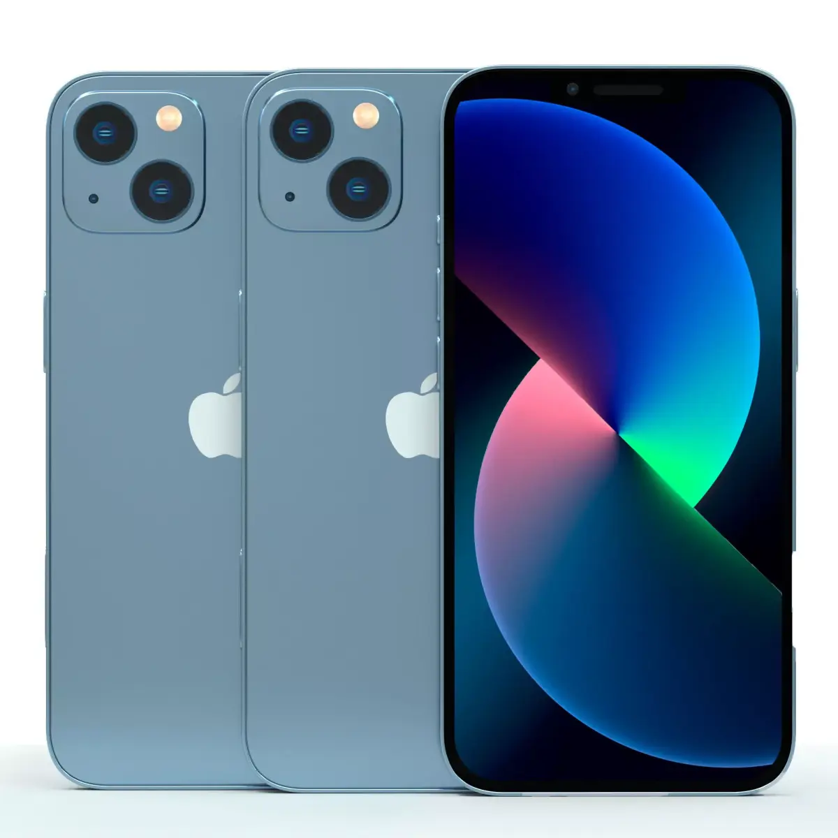 iPhone 13 sierre blue 3D model